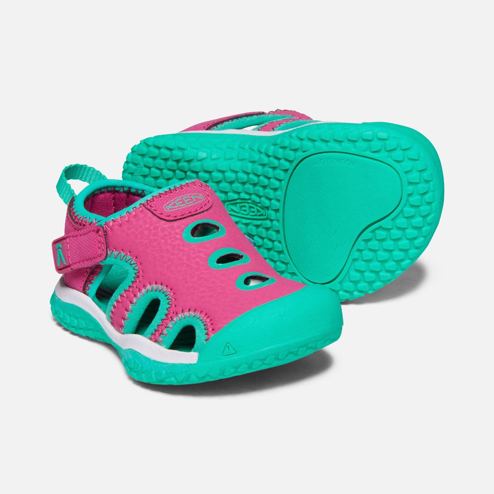 Sandales Keen Enfant Rose/Vert | Stingray | QFBIU-7940